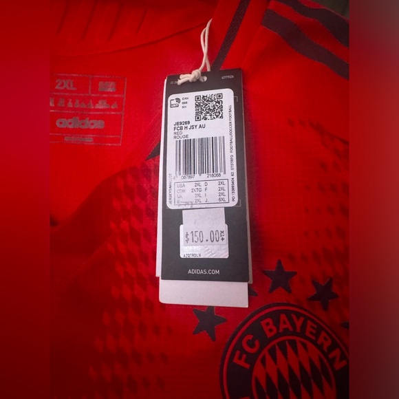 Adidas soccer Bayern Munich authentic jersey ( player edition) NWT! Size XXL - Picture 13 of 15